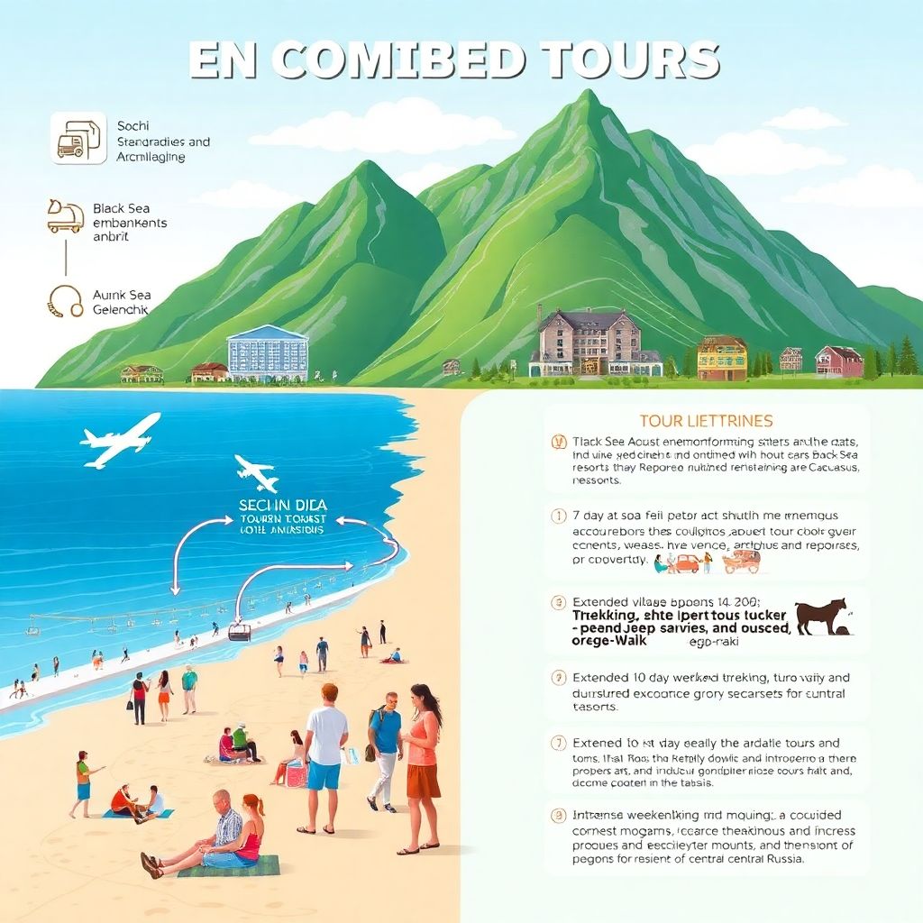 Путешествия по России: лучшие маршруты по Черноморскому побережью и горам