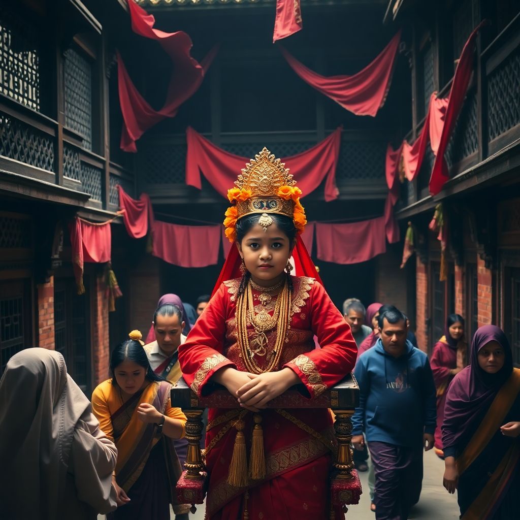 Россиянка в Непале: как на самом деле живут девочки‑богини Кумари