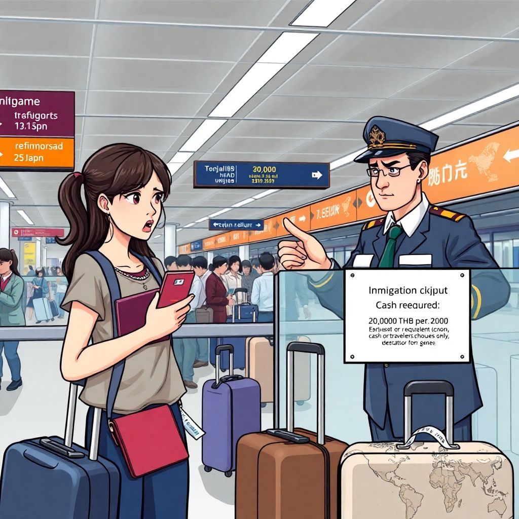 Сколько наличных нужно для въезда в Таиланд в 2025 году: требования на границе