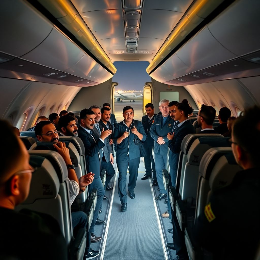 Пассажиры рейса air arabia: скандал на борту, экстренная посадка и арест на Майорке