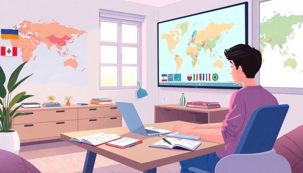 Культурное погружение: языковые и культурные обмены в путешествиях - иллюстрация