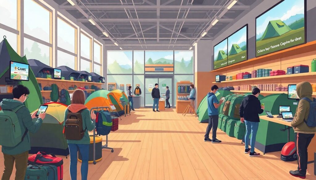 Новости путешествий: развитие услуг кемпинга и палаток - иллюстрация