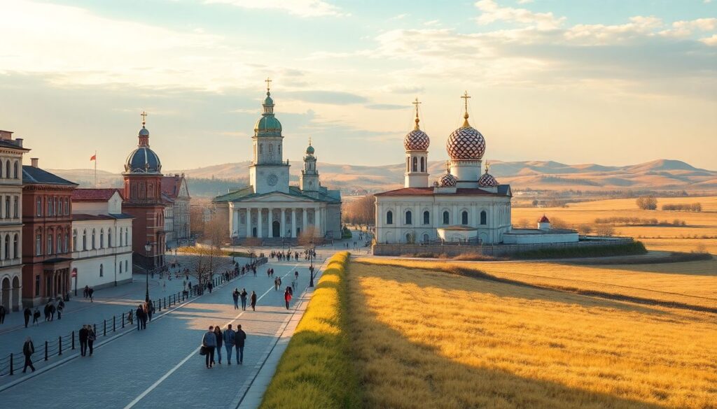 Путешествия по России: маршруты по степным просторам и культурному наследию - иллюстрация