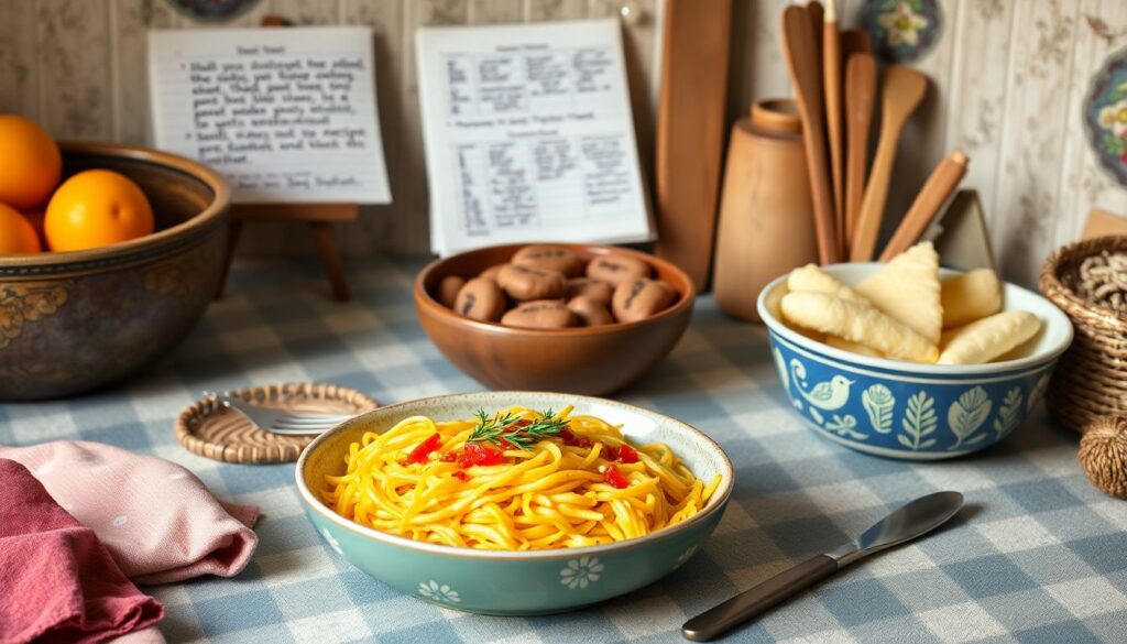 Гастрономическое путешествие: маршруты по домашней кухне и бабушкиным рецептам - иллюстрация