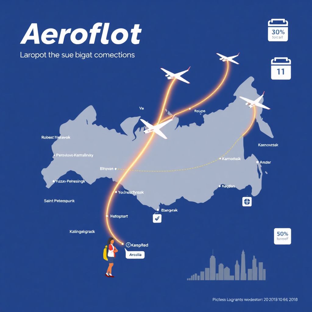 Льготные авиабилеты Аэрофлот по России: субсидированные рейсы по 25 направлениям