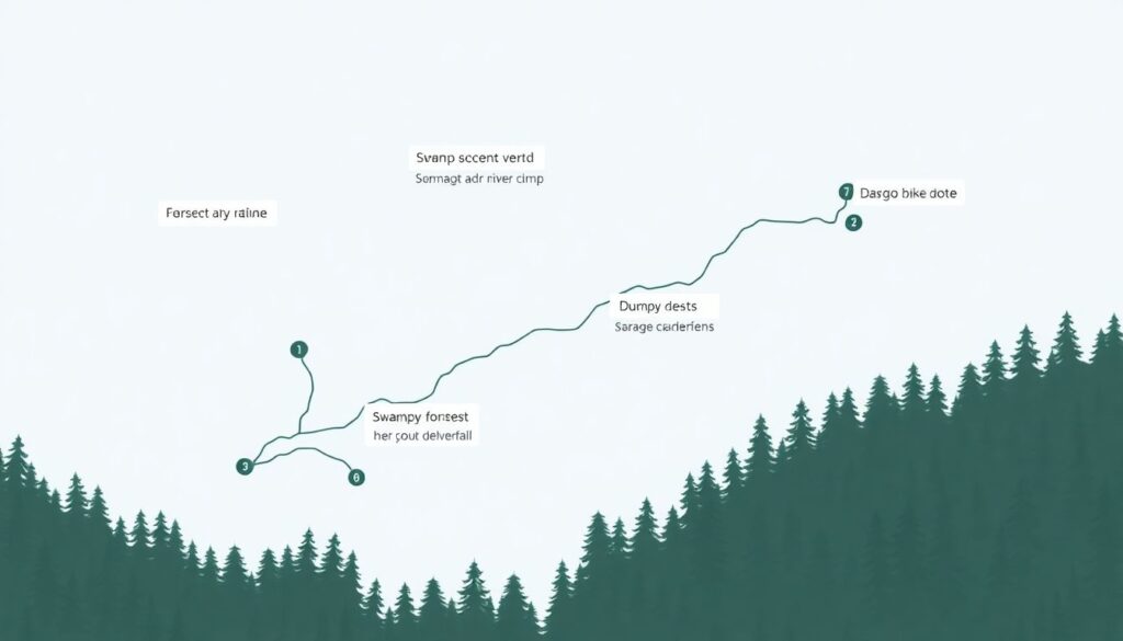 Путешествия по России: маршруты по тайге и северным лесам - иллюстрация