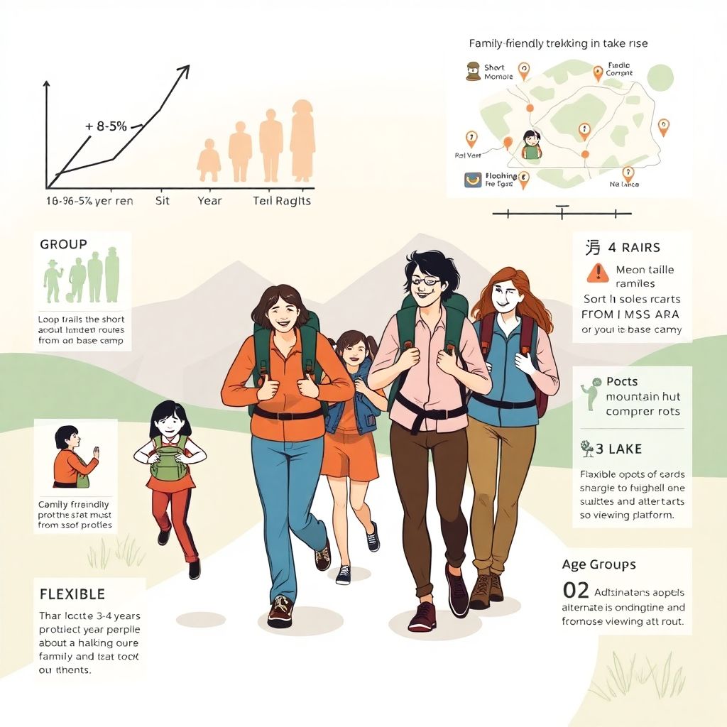 Треккинг и приключения: как выбрать маршрут для безопасных семейных походов