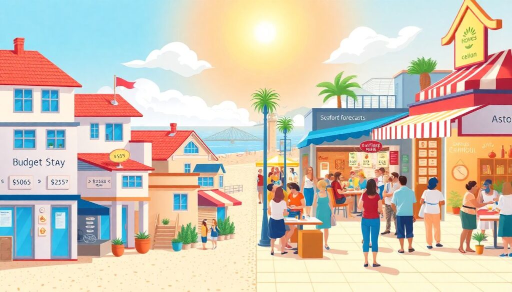 Бюджетный отдых: бюджет на питание и проживание в городах-курортах - иллюстрация