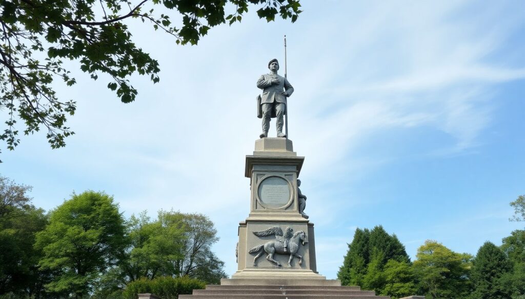 Истории маршрутов: маршруты вдоль исторических монументов и памятников - иллюстрация