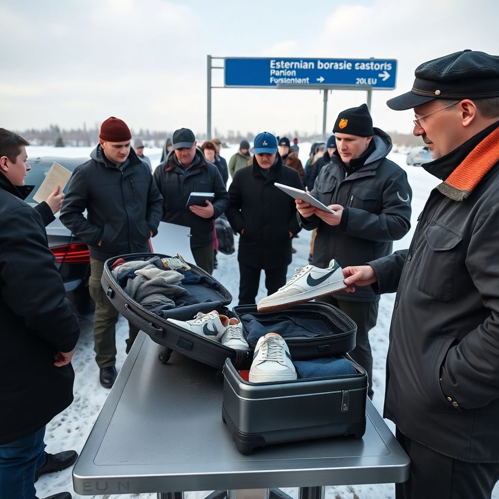 Санкции ЕС 2025: россиянина развернули на границе Эстонии из‑за кроссовок