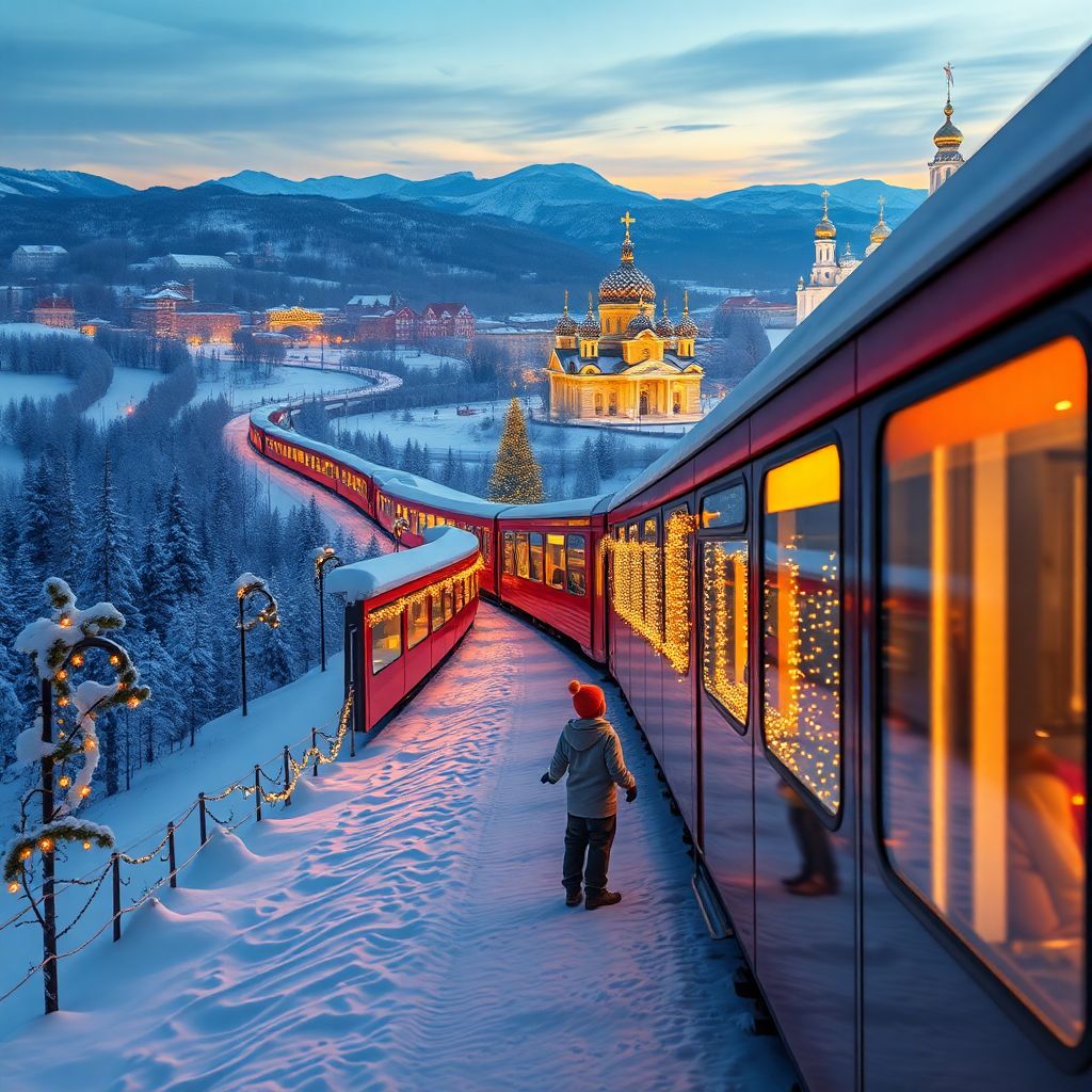 РЖД зимние туры по России 2025: туристические поезда, маршруты и цены