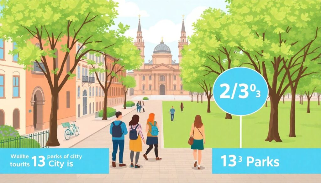 Истории маршрутов: маршруты памяти о великих дуо и парках - иллюстрация