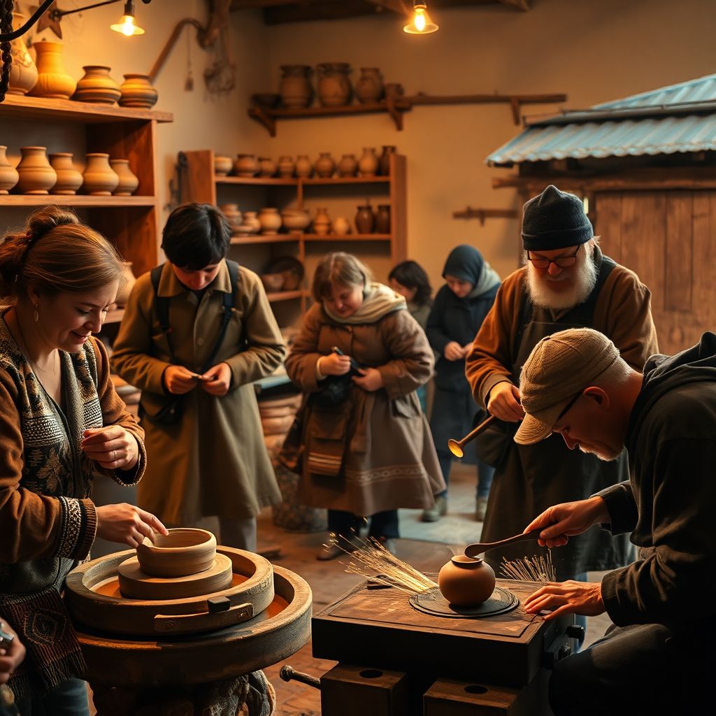 Культурное погружение: мастер-классы по народным ремёслам в регионах России