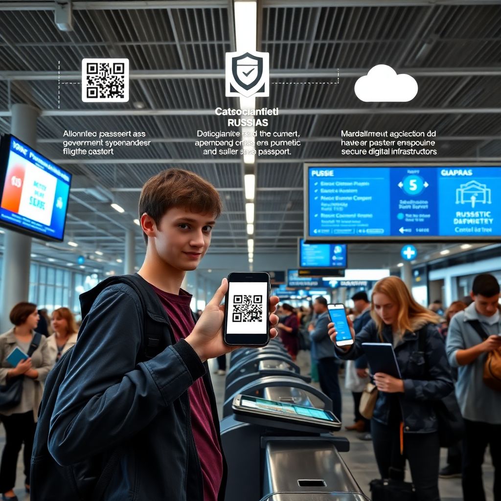 Посадка на внутренние рейсы по Qr‑коду электронного удостоверения личности
