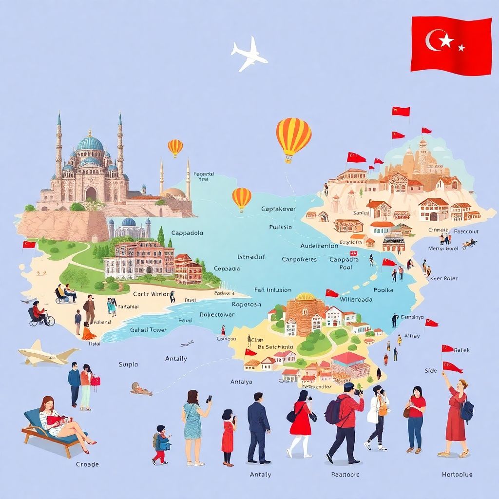 Турция отменила визы для Китая: что изменится для туристов из России в 2025