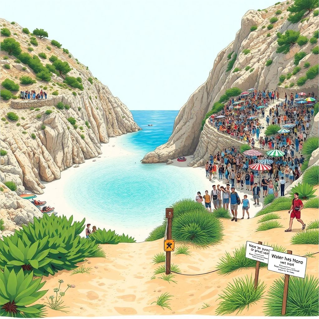 Кало-дес-Моро на Майорке: как овертуризм угрожает закрытием пляжа