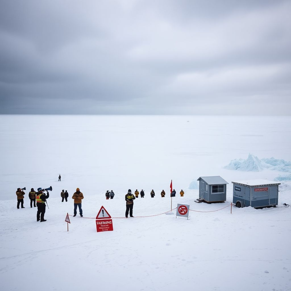 Замерзшая Балтика в Пионерском: тонкий лед, опасные селфи и штрафы