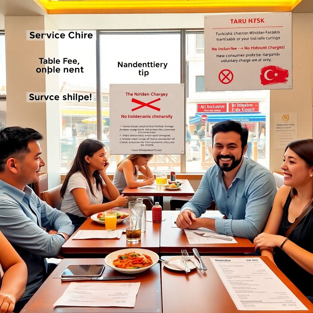 Турция отменяет сервисный сбор в ресторанах и запрещает скрытые доплаты