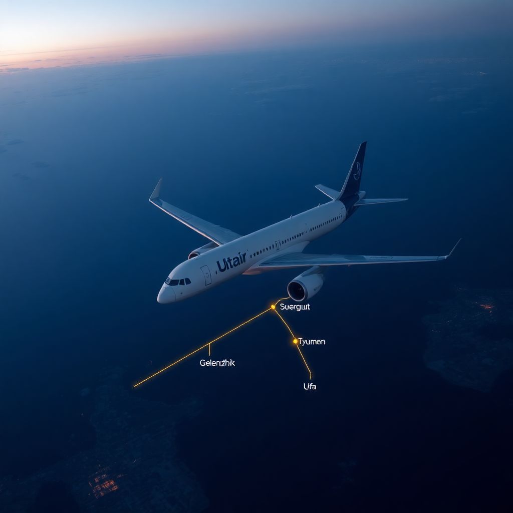 Utair: новые прямые рейсы Геленджик – Сургут, Тюмень и Уфа летом 2026 года