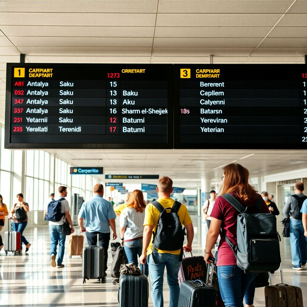 Летние международные рейсы из Оренбурга: Турция, Египет и Кавказ