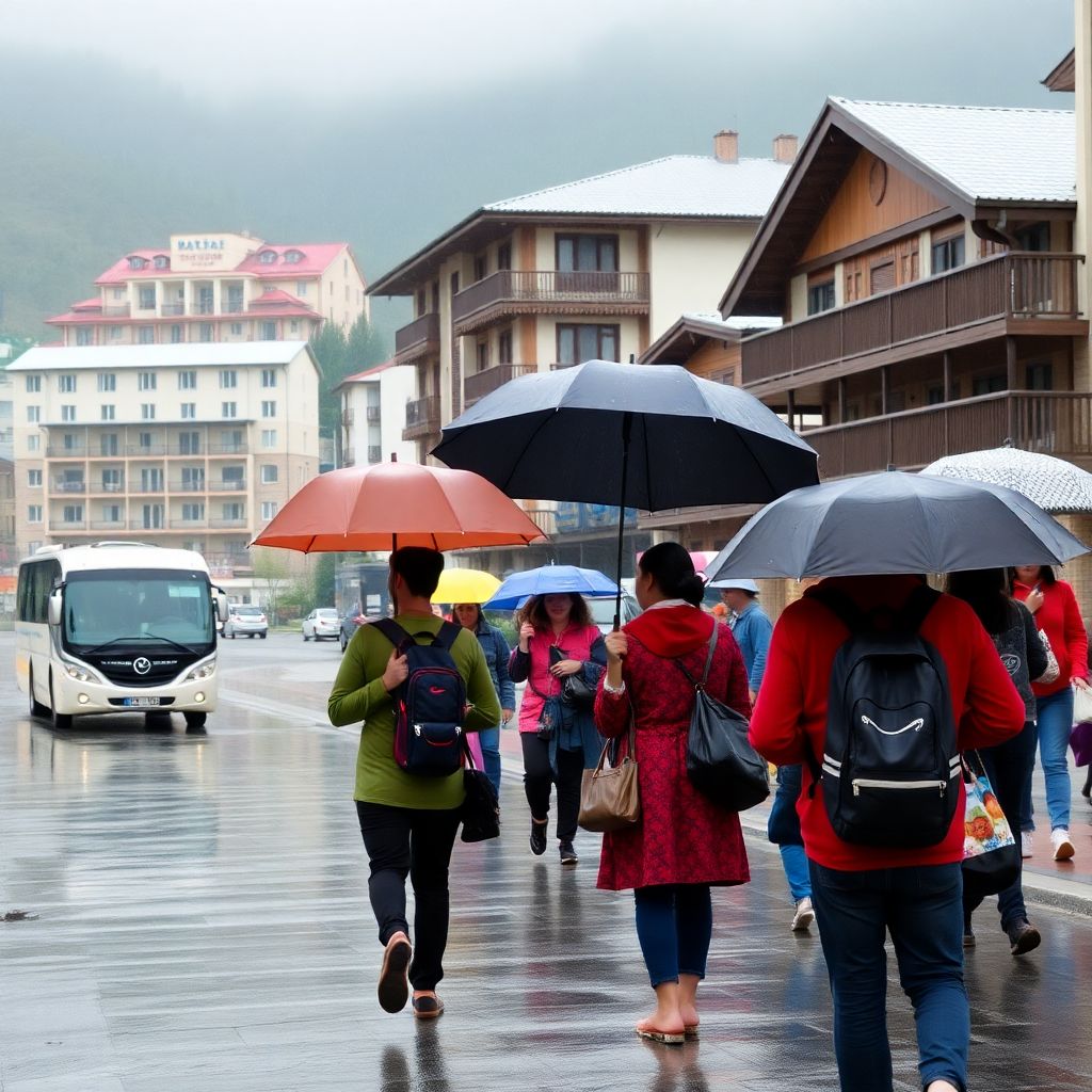 Непогода в Дагестане: турпоток стабильный, отели и экскурсии работают