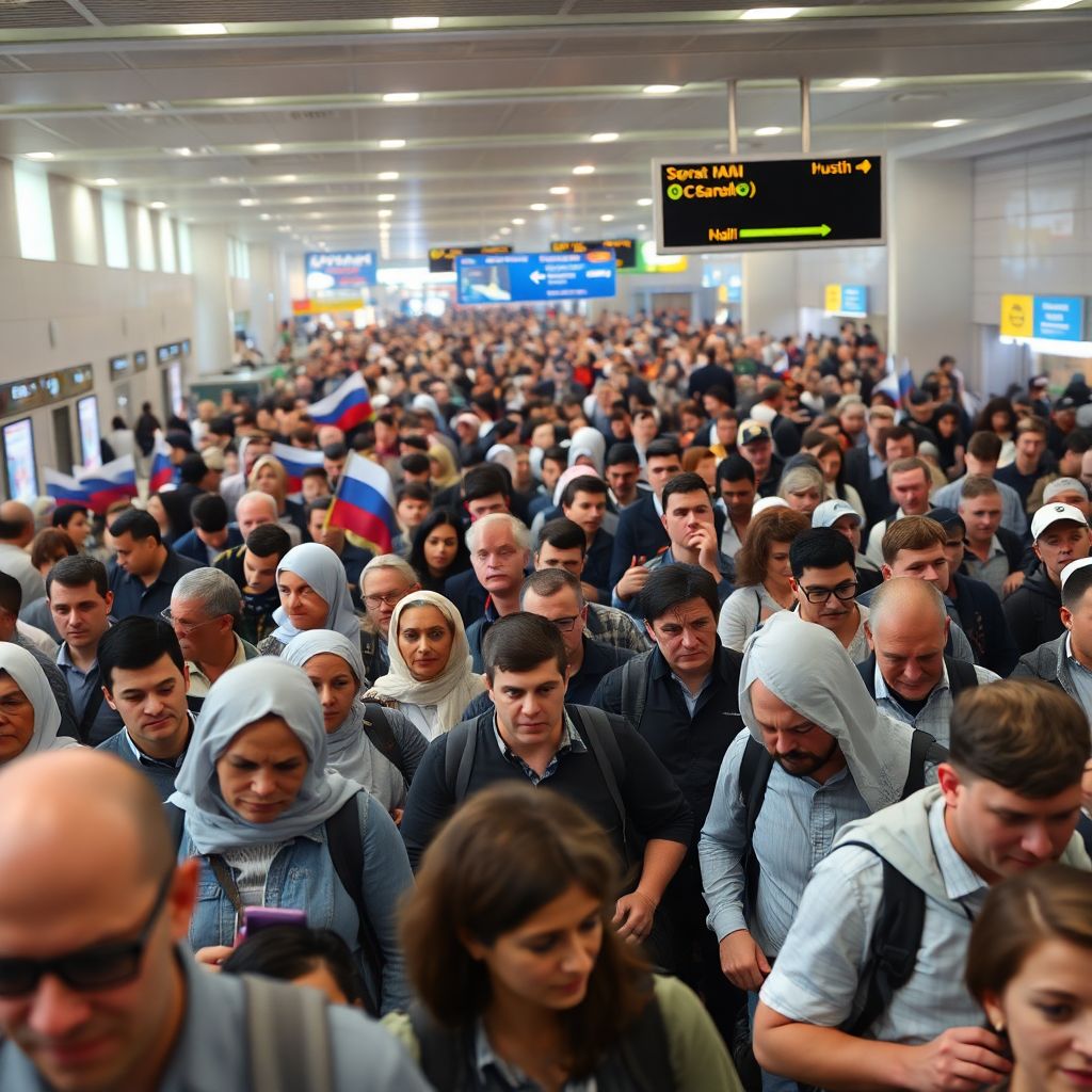 Очереди на рейсы из ОАЭ в Россию: как голодные игры за билеты превращают отдых в стресс